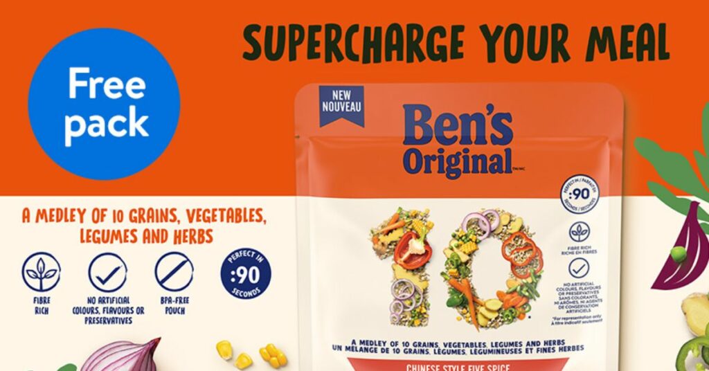 Free samples with purchase at Walmart (Tasty Bite & Ben's Original Products)