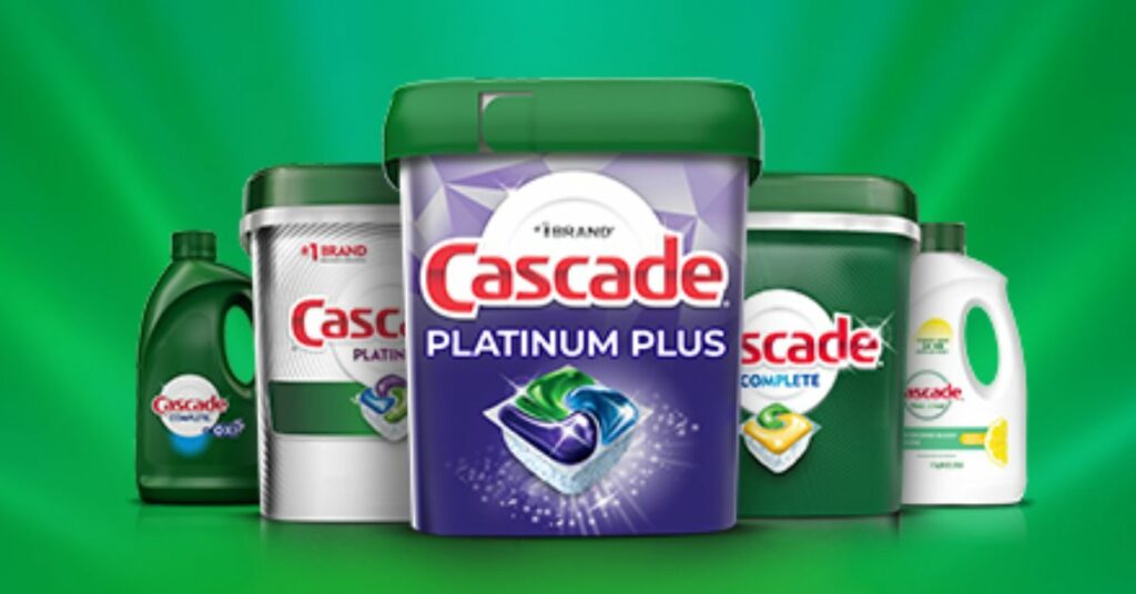 Free Cascade Dishwasher Detergent Sample
