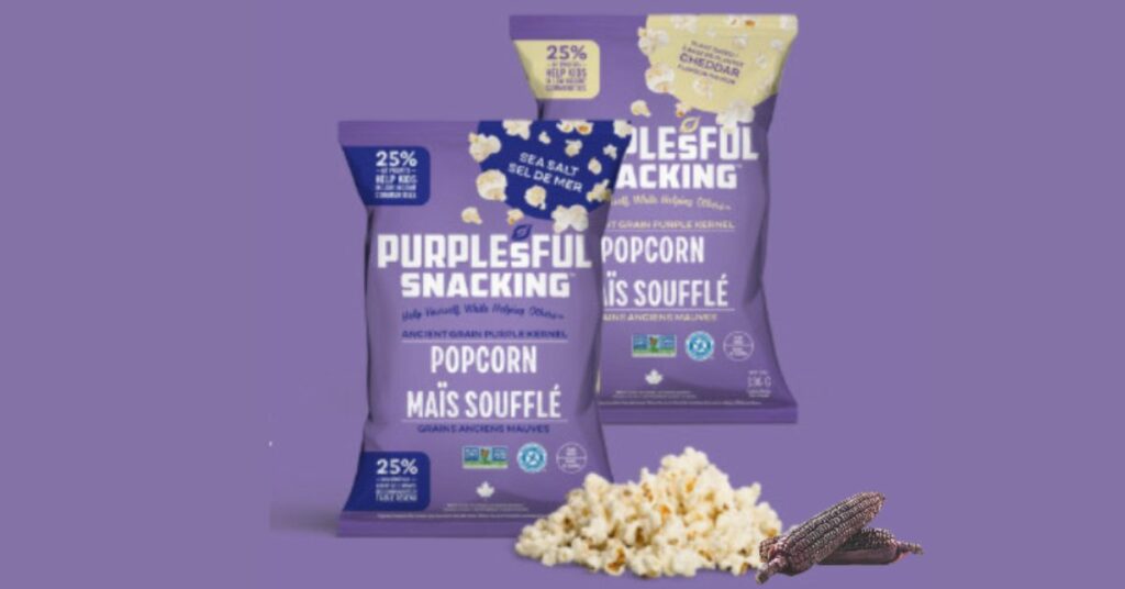 Free Purplesful Popcorn - Butterly
