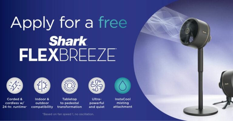 Free Shark FlexBreeze Fan
