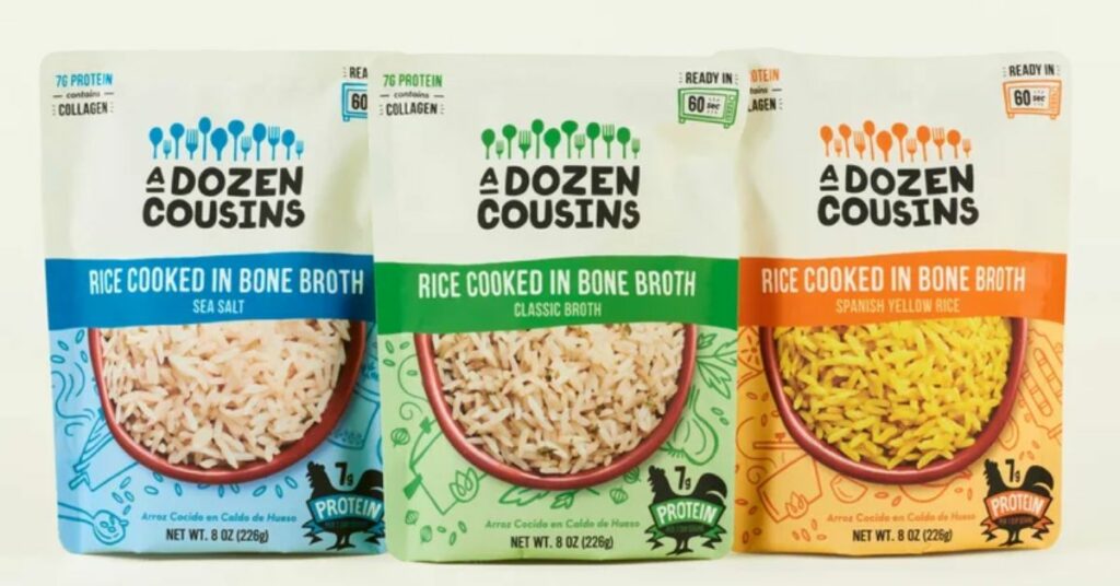 Free pouch of A Dozen Cousins Rice