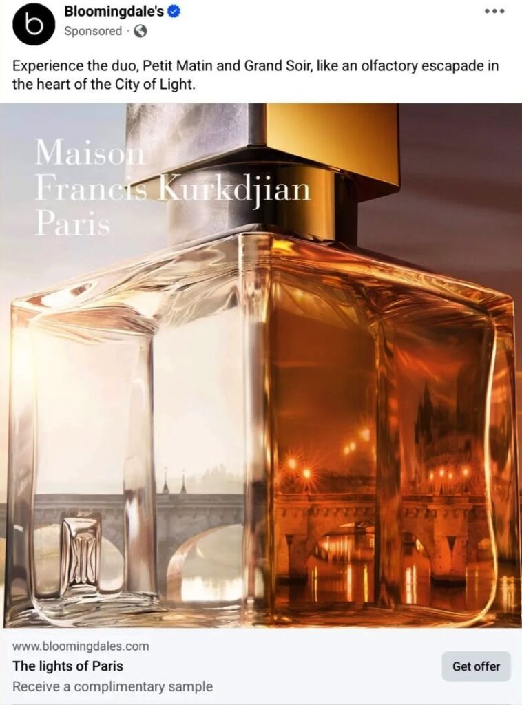 Maison-Francis-Kurkdjian-Petit-Matin-Grand-Soir-Fragrances-sample-ad-from-Bloomingdales