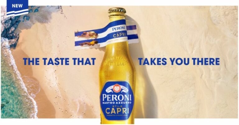 Free Bottle of Peroni Nastro Azzurro Stile Capri
