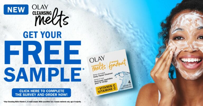Olay Cleansing Melts sample