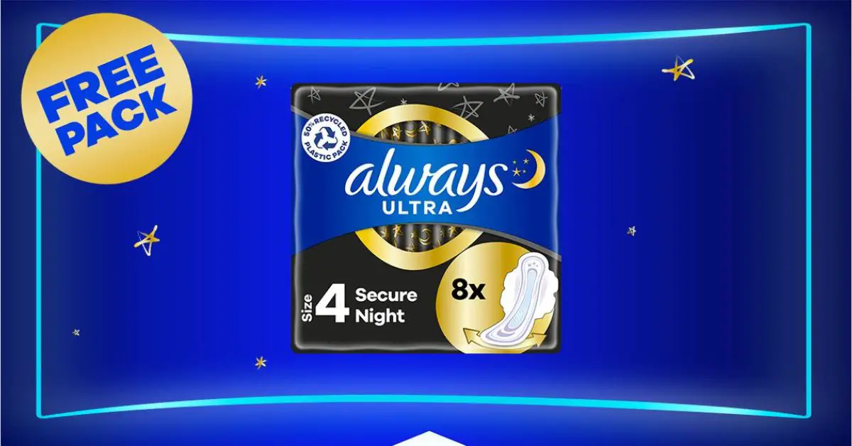 Always Ultra Night Pads Coupon - Get me FREE Samples