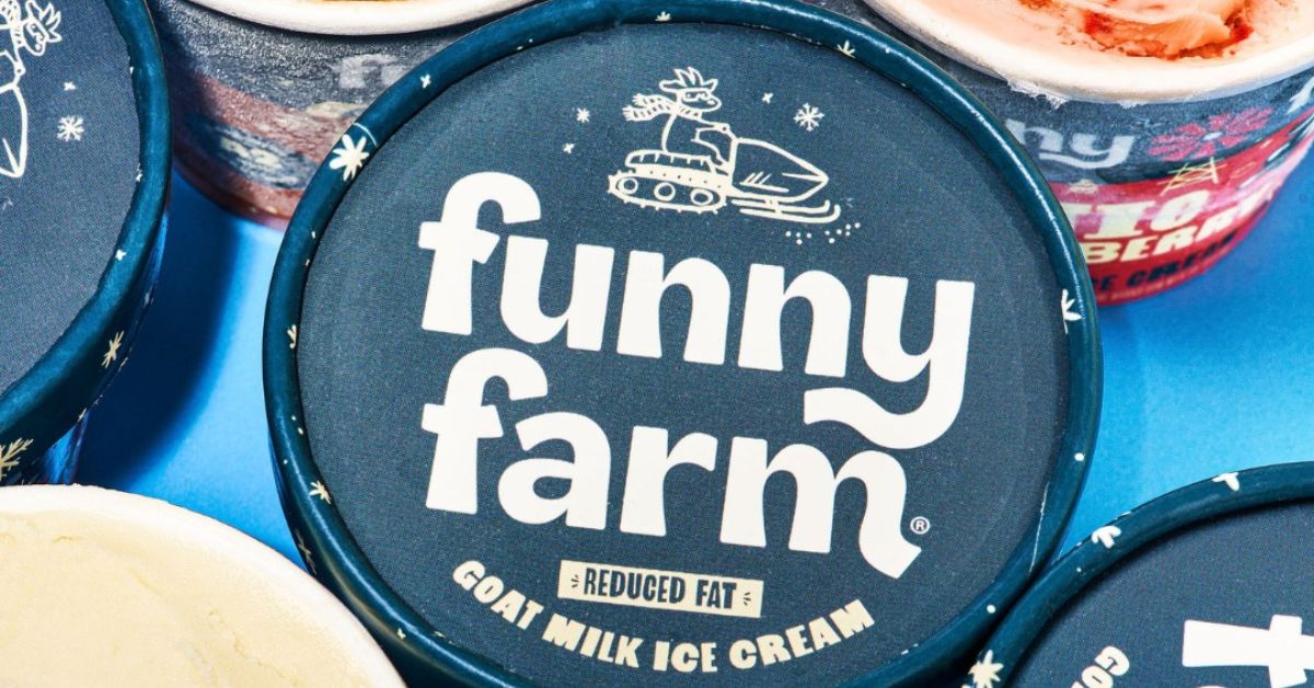 Free Funny Farm Goat Milk Ice Cream