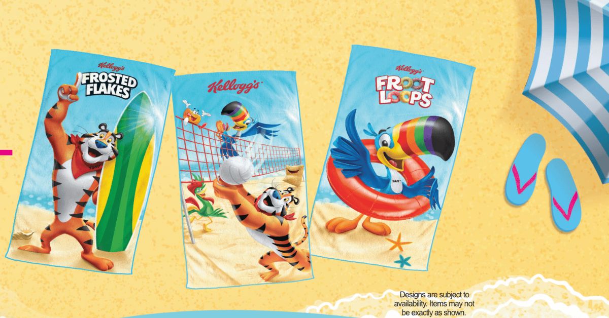 Free Kellogg’s Beach Towels