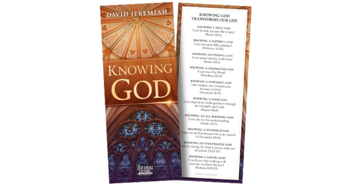 Free Knowing God Bookmark