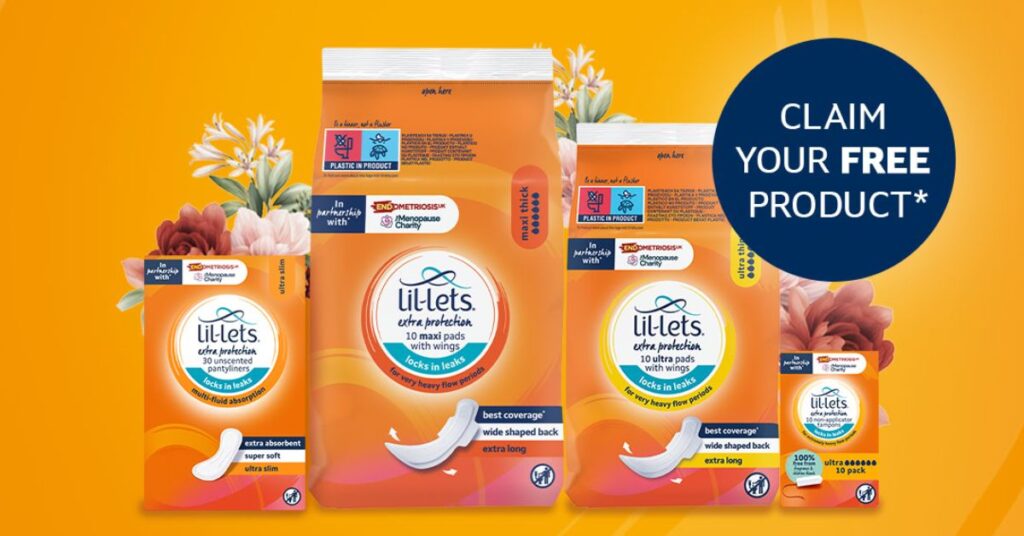 Free Lil Lets Tampons or Pads Pack