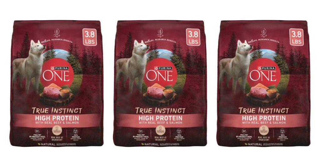 4 Nearly Free Bags of Purina One Dog Food