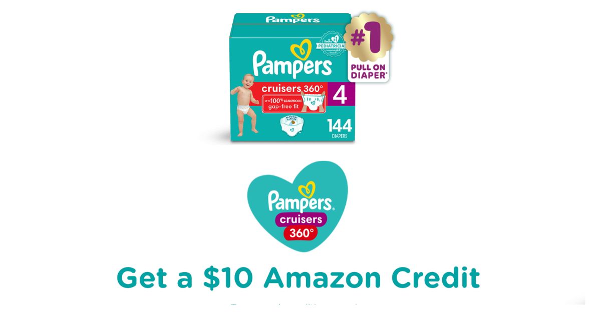 $10 Amazon Credit with Pampers Diaper Purchase