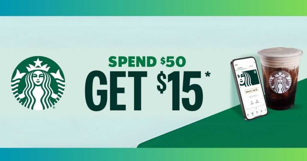 Free $15 Starbucks Gift Card