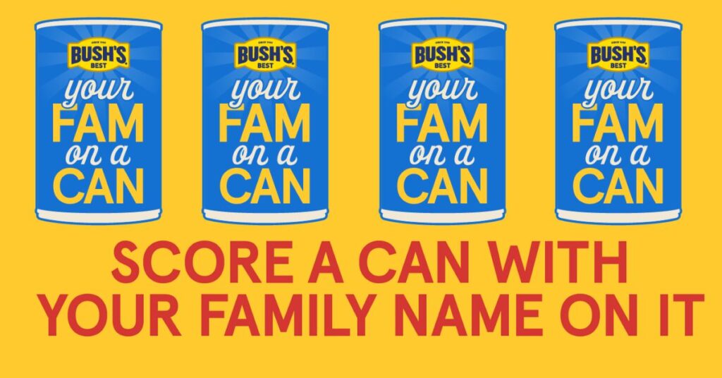 Free Bush’s Beans Limited-Edition Can Keepsake
