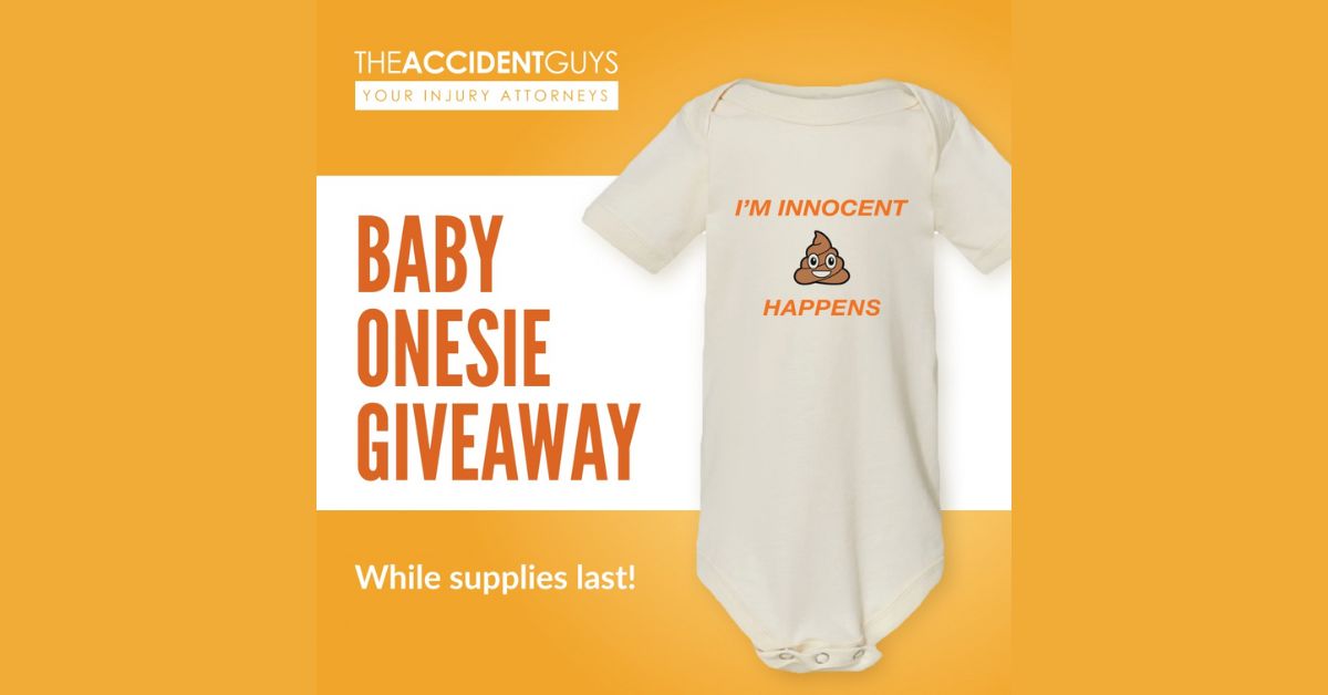 Free Baby Onesie from The Accident Guys
