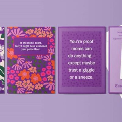 Free Poise Liners Pack + 4-Pack of Mother’s Day Cards
