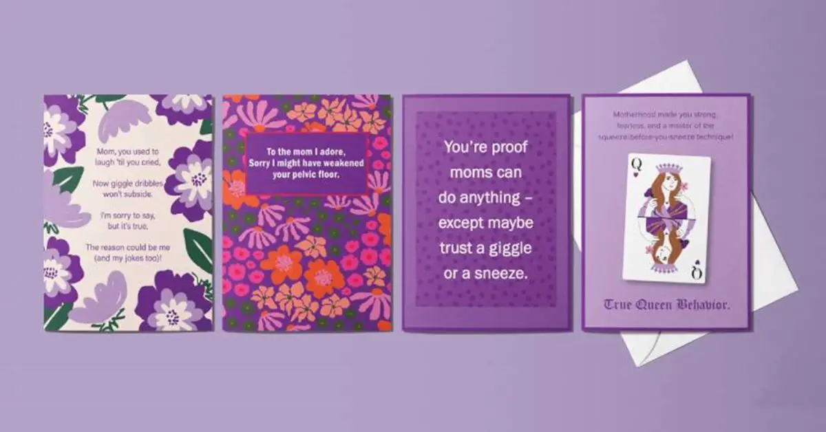 Free Poise Liners Pack + 4-Pack of Mother’s Day Cards