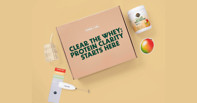 Free Garden of Life Clear Whey Protein Smoothie Kit